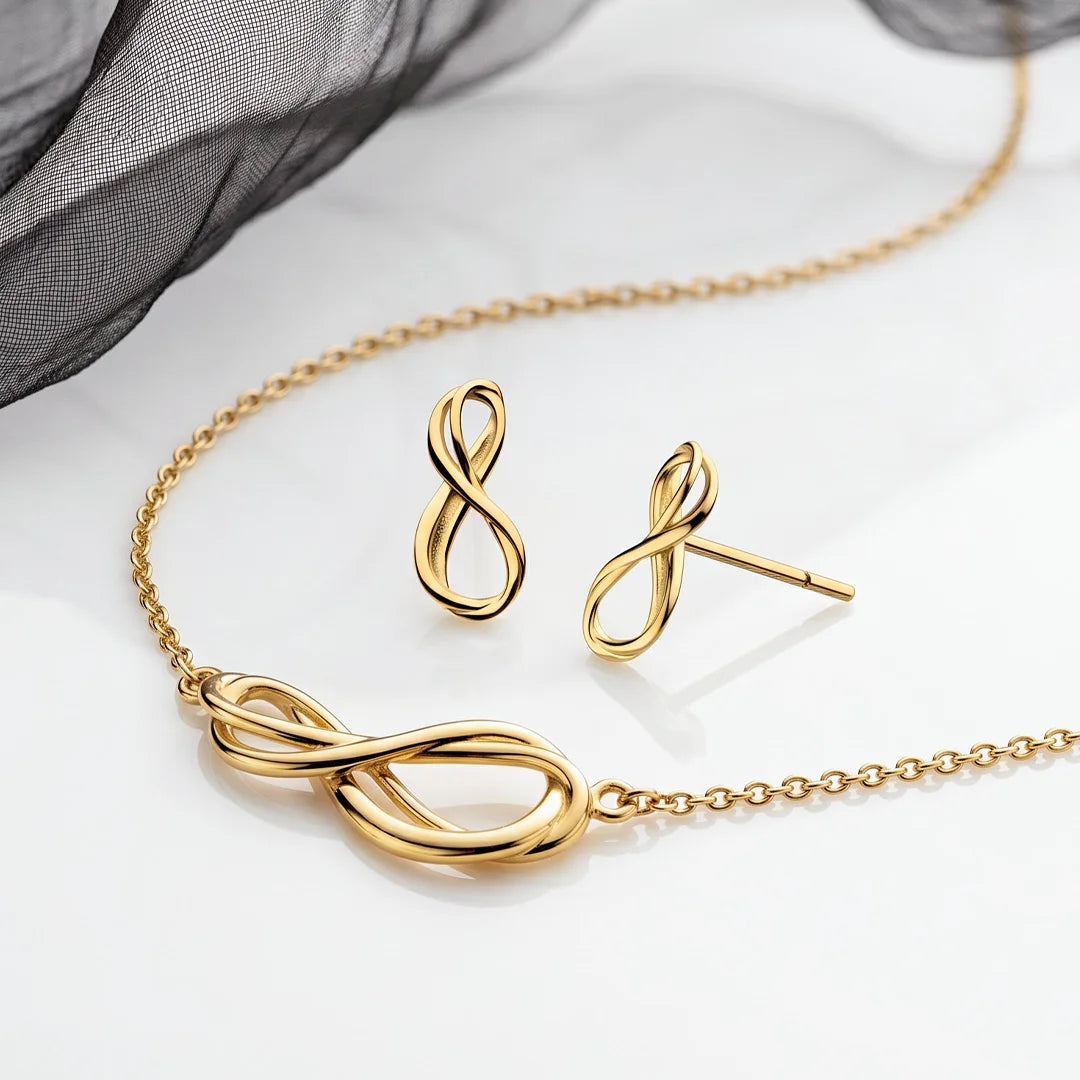 Kit Heath Infinity Mini Golden Necklet