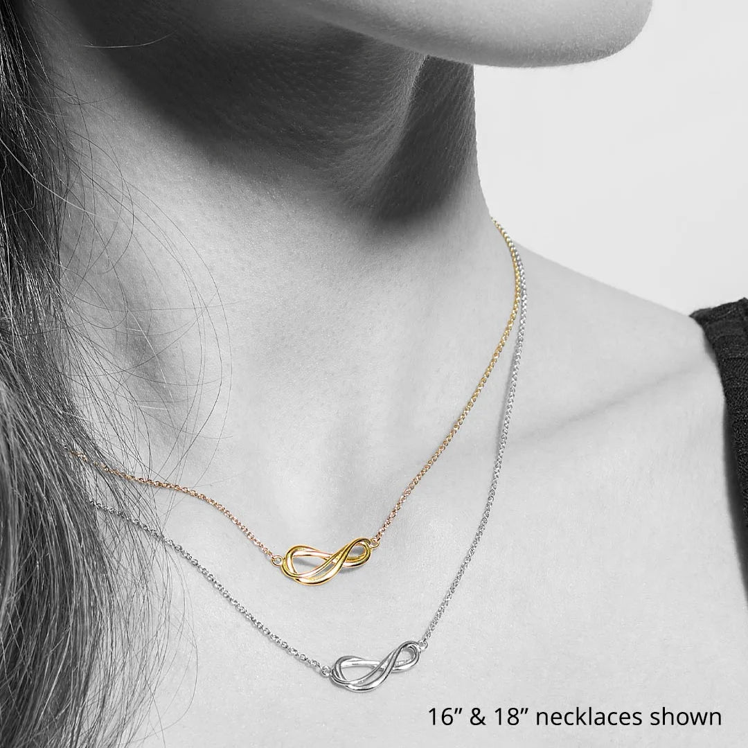 Kit Heath Infinity Mini Sterling Silver Necklet