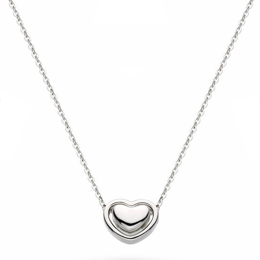 Kit Heath Love Sterling Silver Heart Necklace