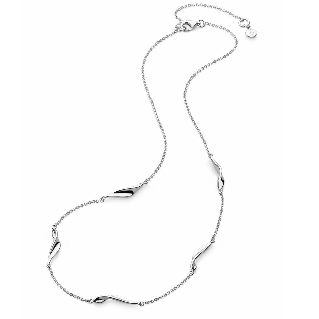 Kit Heath Serenity Curve Sterling Silver Station Necklace
