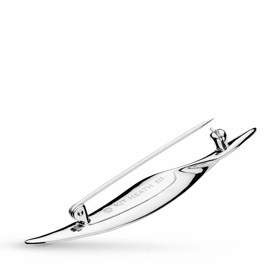 Kit Heath Serenity Curve Sterling Silver Brooch