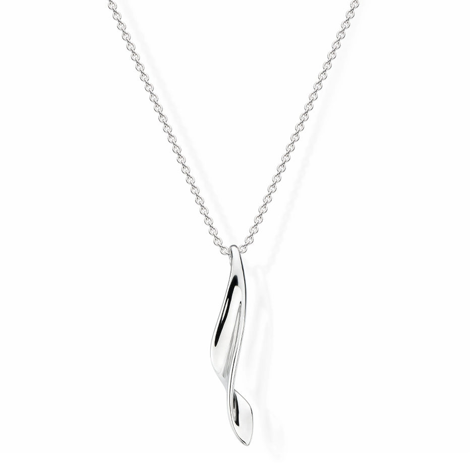 Kit Heath Serenity Curve Small Sterling Silver Necklace