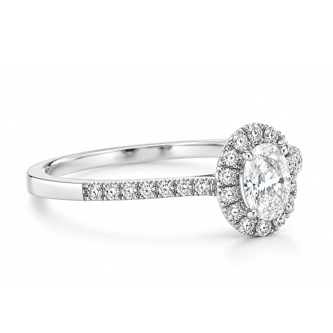 Celestia Oval Aurora Ring