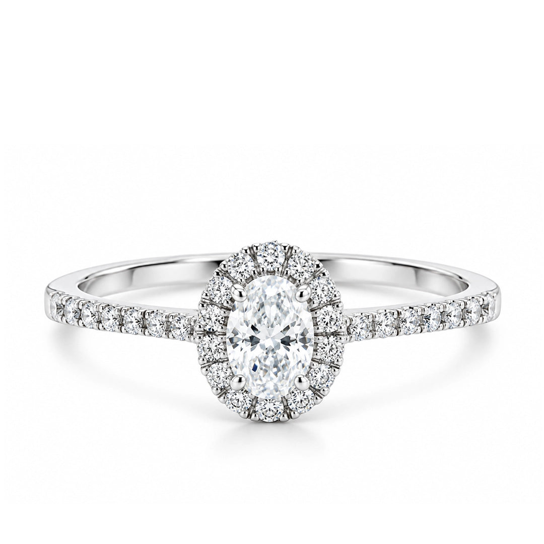 Celestia Oval Aurora Ring