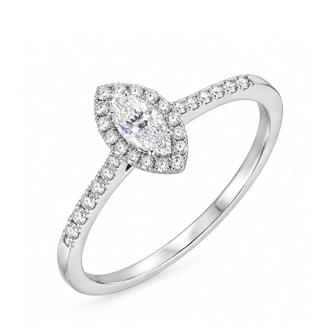 Celestia Marquise Aurora Ring