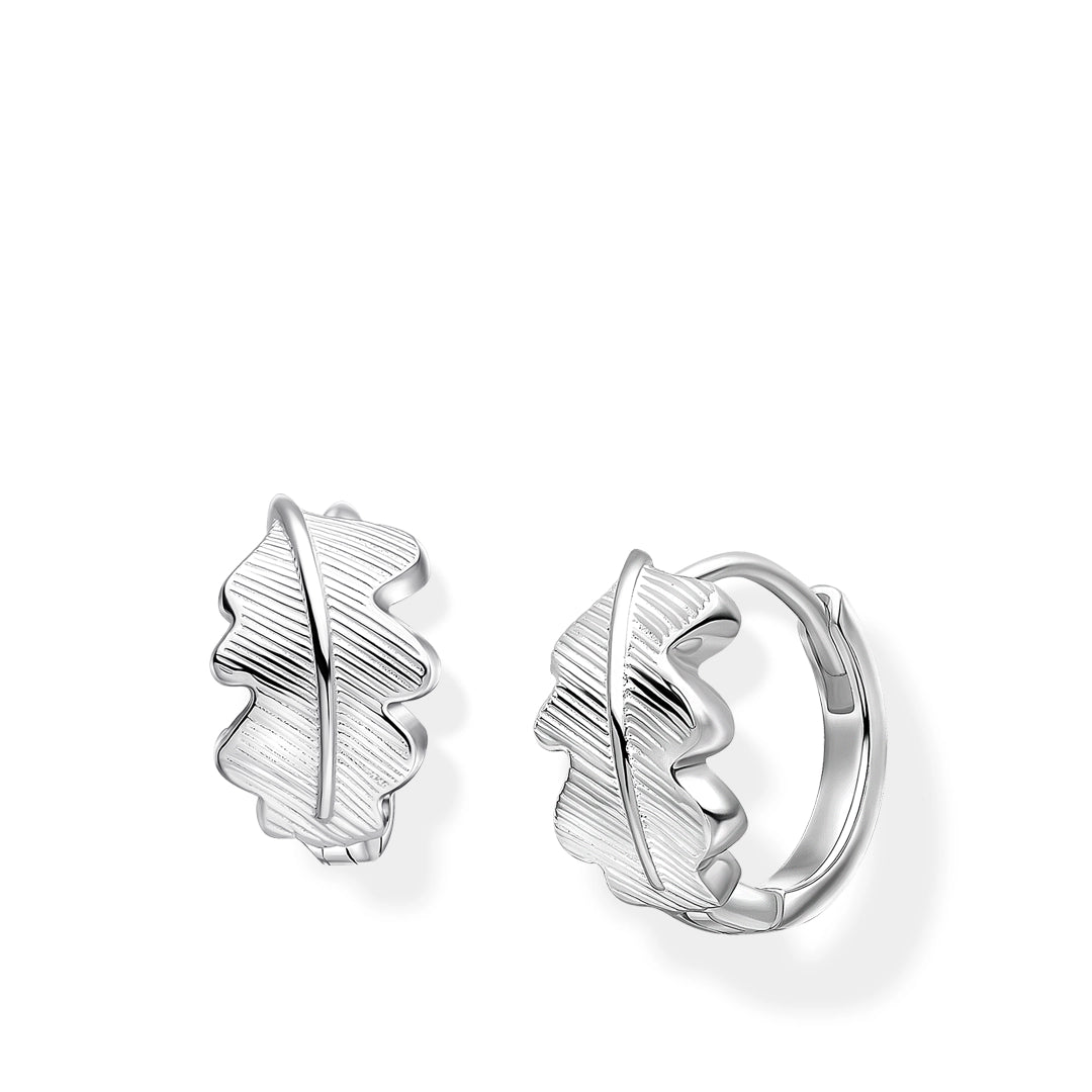 Laura Ashley Silver Broadoak Mini Hoop Earrings