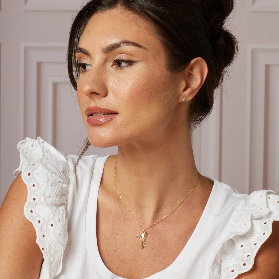 Laura Ashley Sterling Silver Llanelli Kingfisher Necklace