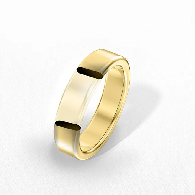 Modern Court Wedding Ring