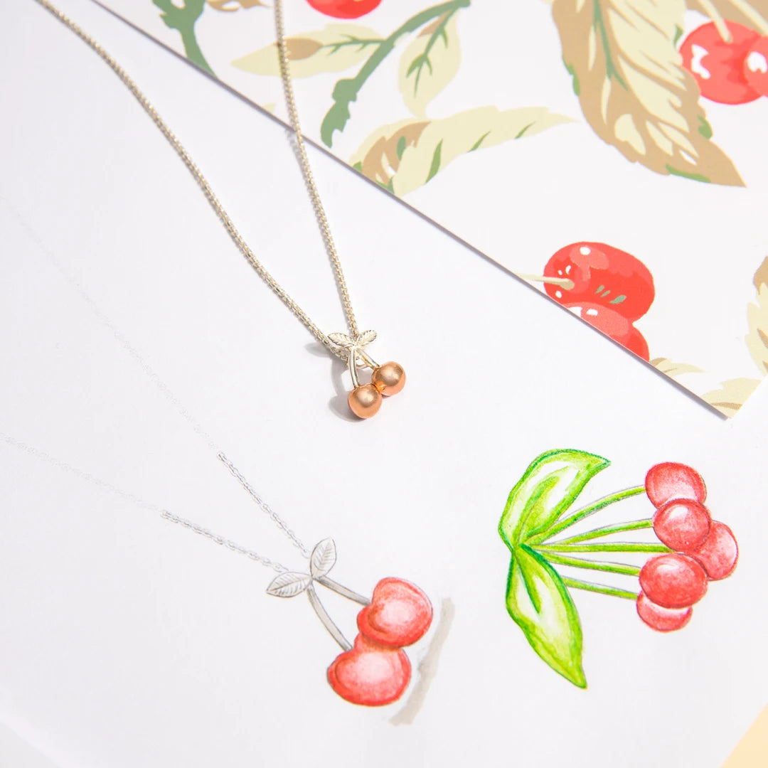 Laura Ashley Cranwell Orchard Cherry Necklace