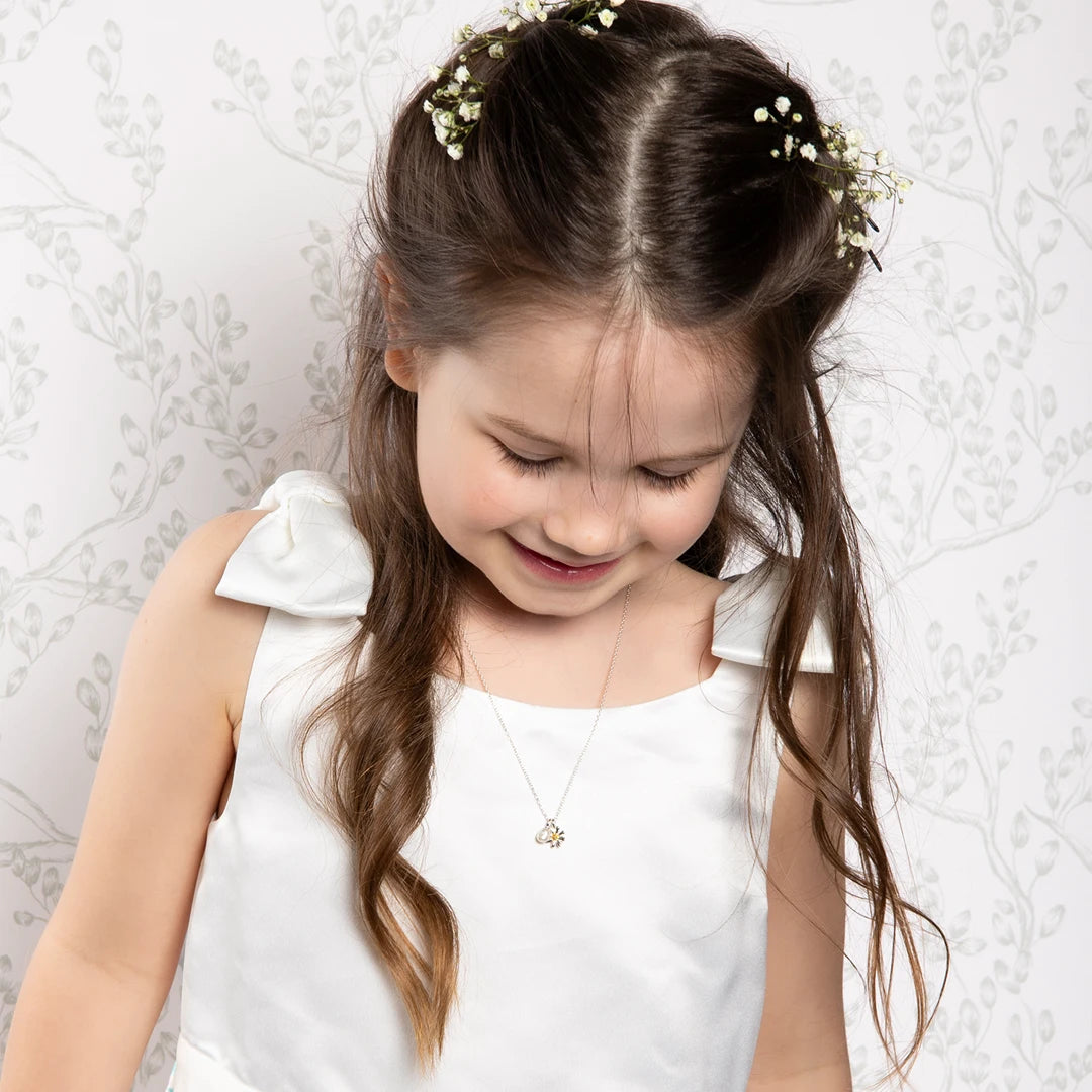 Laura Ashley Kids Everingham Meadow Daisy Charm Necklace