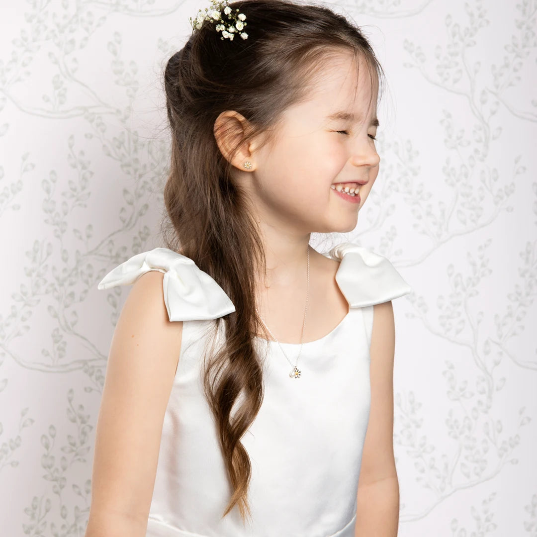 Laura Ashley Kids Everingham Meadow Daisy Charm Necklace