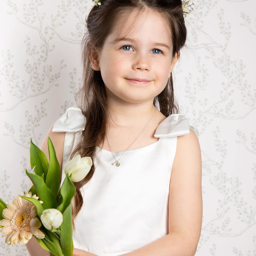 Laura Ashley Kids Everingham Meadow Daisy Charm Necklace