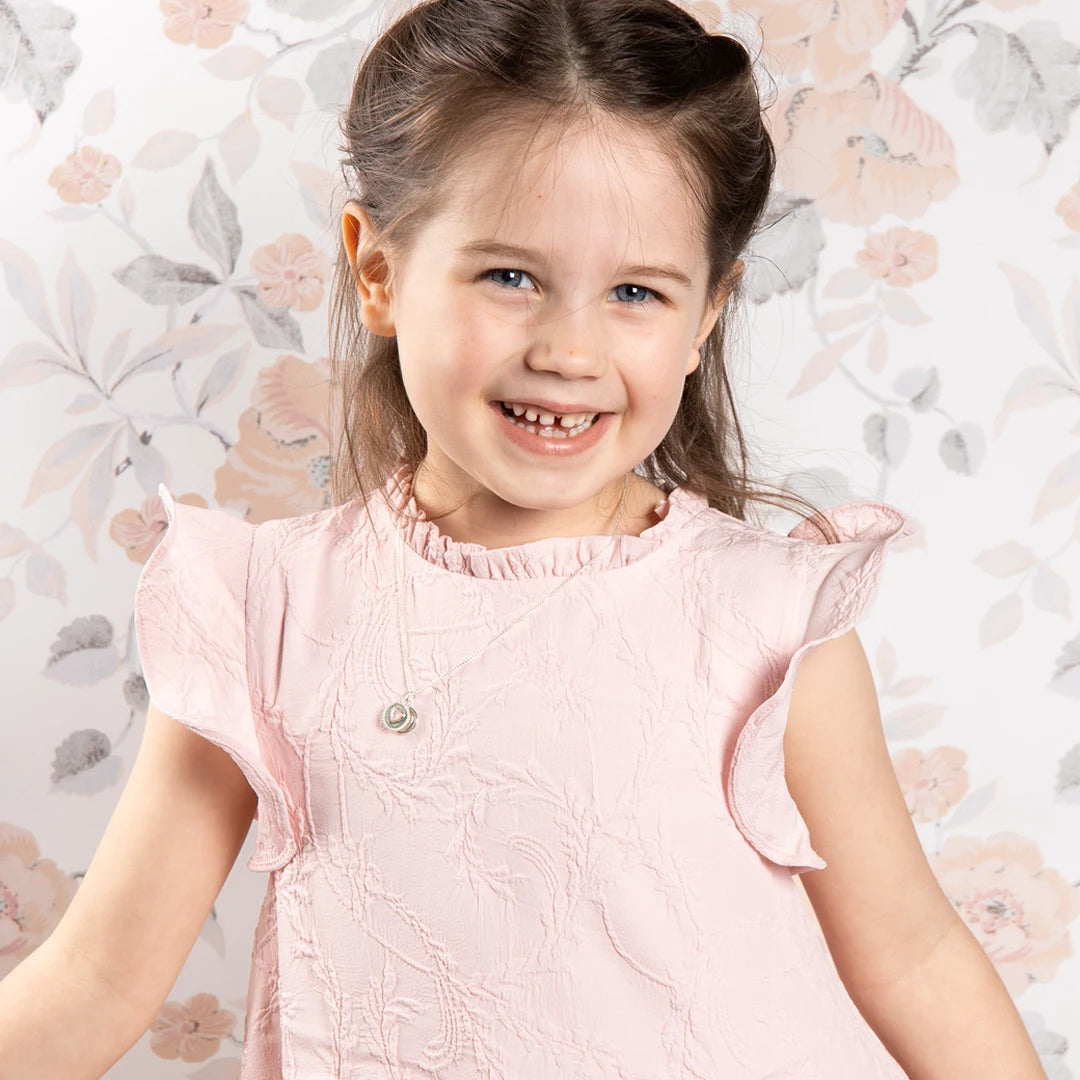Laura Ashley Kids Rosmere Love Heart Slider Locket