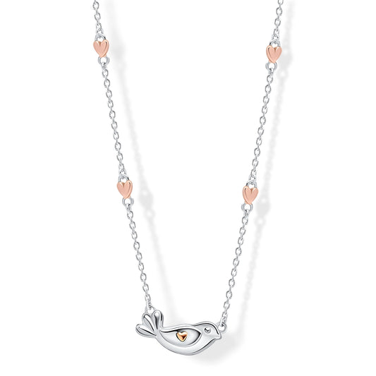 Laura Ashley Kids Rosmere Love Mini Bird Necklace