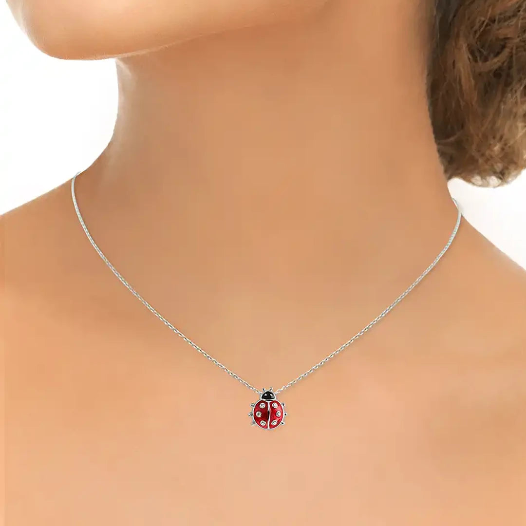 Nicole Barr Nature Scarlet Ladybird Pendant