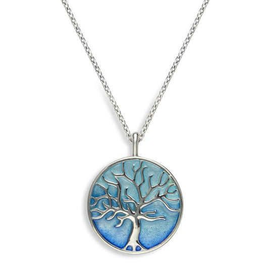 Nicole Barr Nature Blue Horizon Tree of Life Pendant