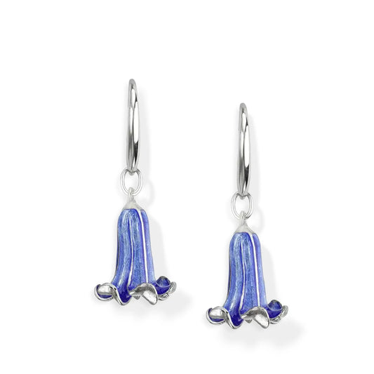 Nicole Barr Nature Bluebell Flower Earrings