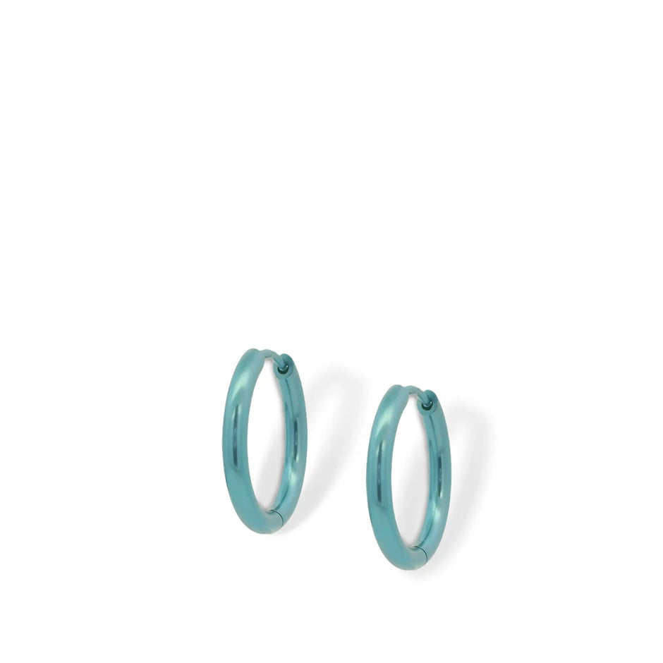 Orb Halo Medium Hinged Hoop Earrings