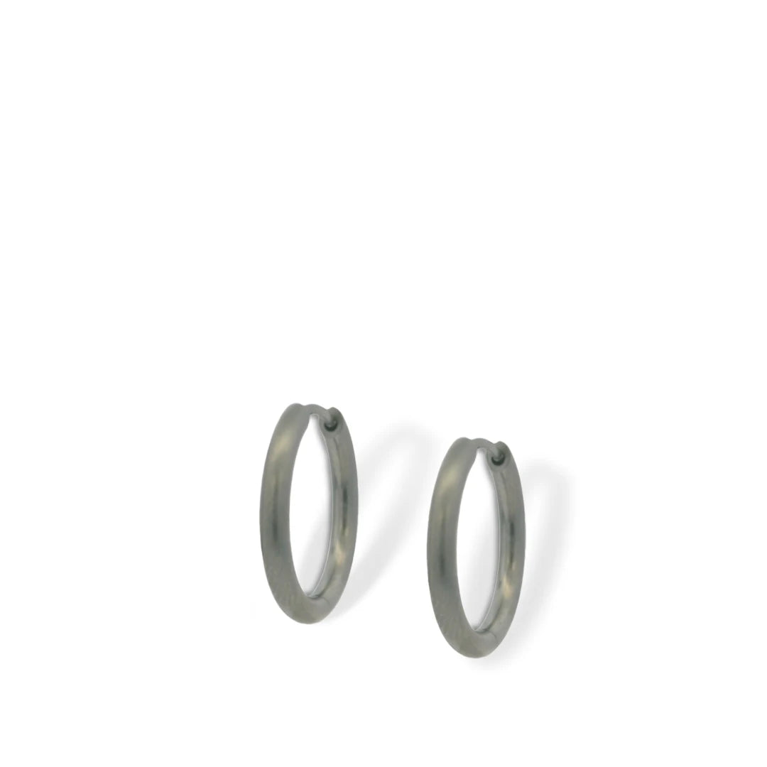Orb Halo Medium Hinged Hoop Earrings