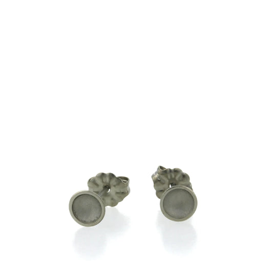 Titanium Soft Dome Mini Stud Earrings Titanium Soft Dome Mini Stud Earrings