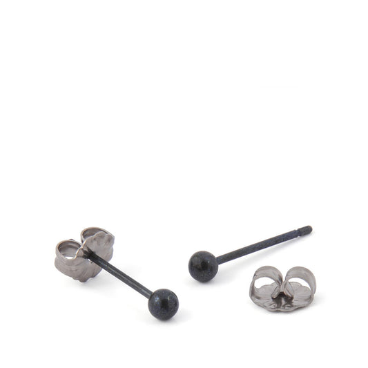 Titanium 3mm Sphere Stud Earrings