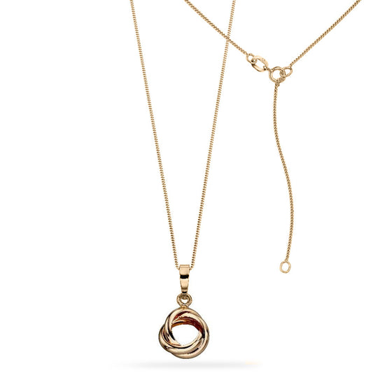 9ct Yellow Gold Knot Pendant Yellow Gold